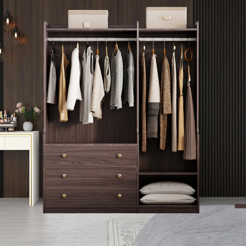 Open storage wardrobe discount